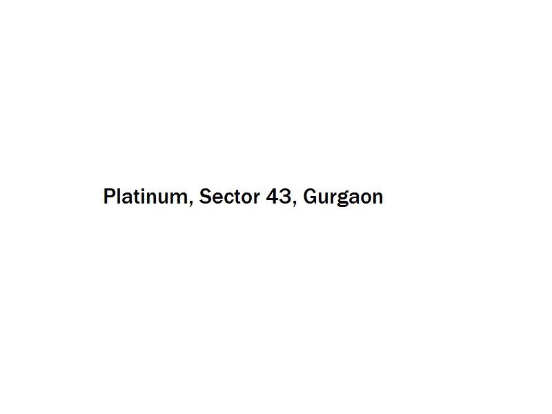 Platinum - Sector 43 - Gurgaon Image