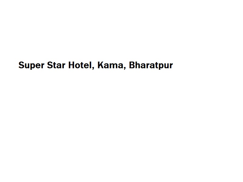 Super Star Hotel - Kama - Bharatpur Image