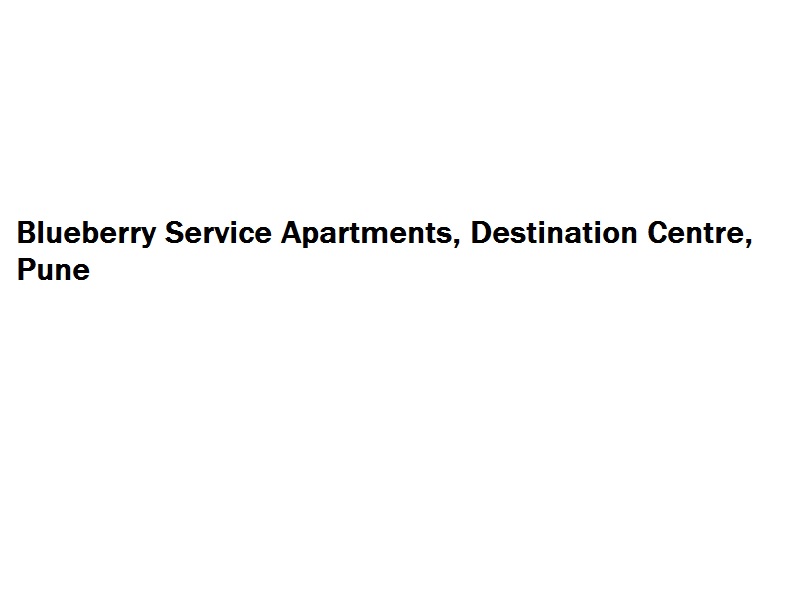 Blueberry Service Apartments - Destination Centre - Pune Image