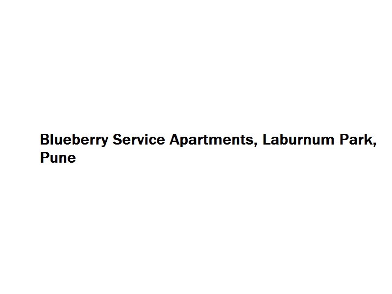 Blueberry Service Apartments - Laburnum Park - Pune Image