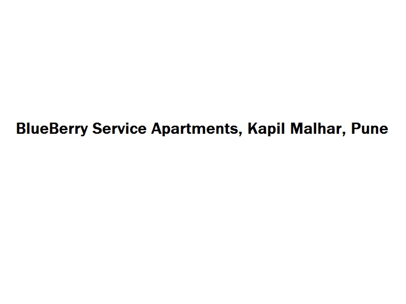 BlueBerry Service Apartments - Kapil Malhar - Pune Image