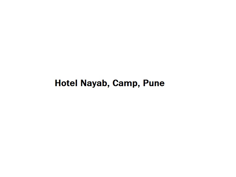 Hotel Nayab - Camp - Pune Image