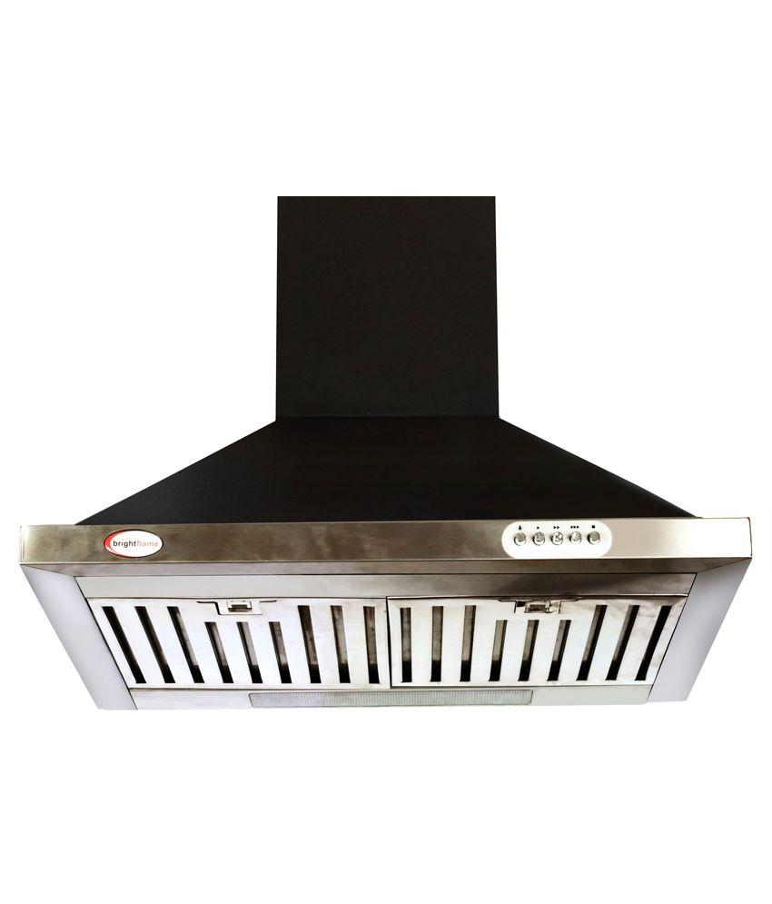 Brightflame Kitchen Chimney Lotus with 1100 M3 Hr Suction 60 cm Image