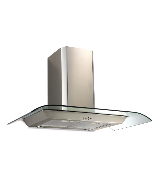 De Pearl 90cm 1000 M3 hr Selina Hood Chimney Hood Chimney Metalic Colour Image