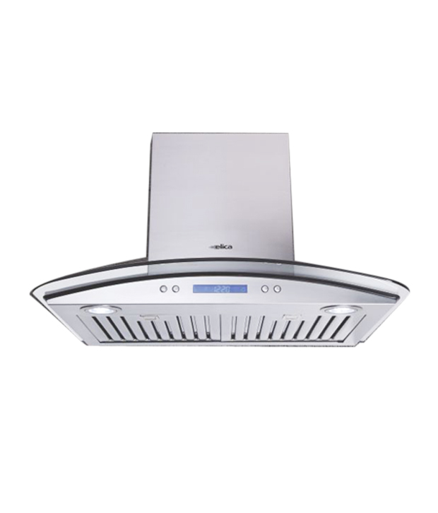 Elica 60cm 1290 m3 hr Glace Slim Elc Turbo Led Chimney Image