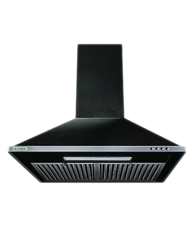 Faber 60cm 800 m3 hr Eco LTW BK Hood Chimney Image