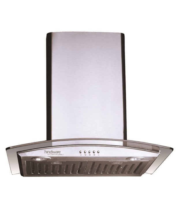 Hindwar 60cm 820 m3 Hindware 60cm Glass Chimney Lara 60 820M3 Hood Chimney Image