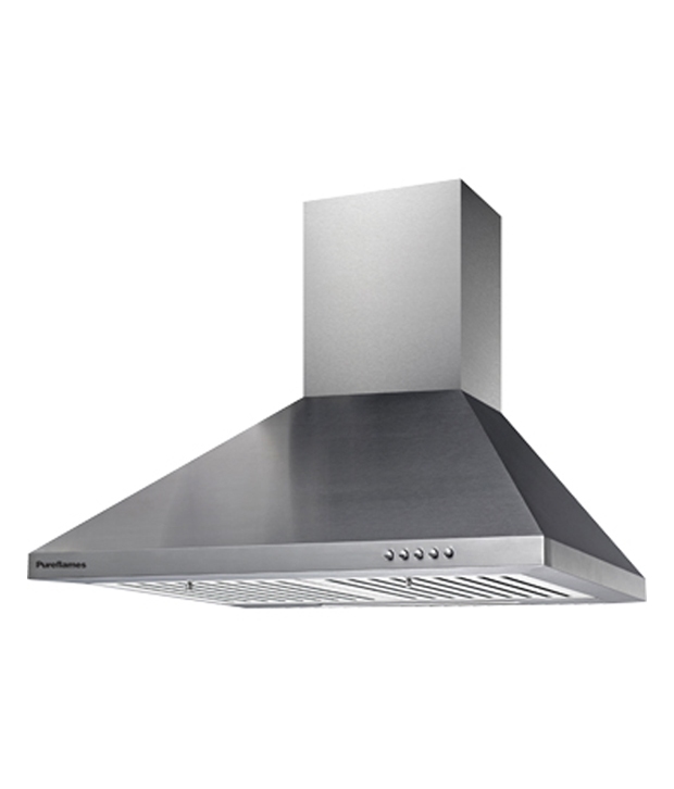 Pureflames 60cm 1100 PULSE 60 SS Hood Chimney Image