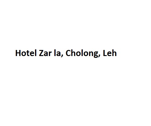 Hotel Zar la - Cholong - Leh Image