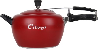 Citizen Apple Red Matte Inner Lid Pressure Cooker 5.5 L Pressure Cooker Image