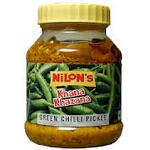 Nilon's Khana Khazana Green Chilli Pickle Image