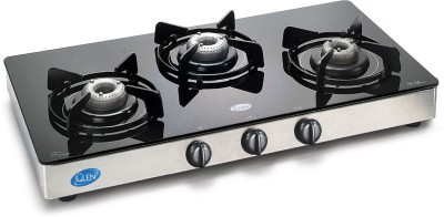 Glen Glass Manual 3 Burner Gas Stove Image