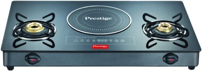 Prestige Hybrid Cook Top Manual 2 Burner Gas Stove Image