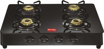 Prestige Royale LP Gas Table with Glass Top Manual 4 Burner Gas Stove Image