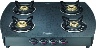 Prestige Schot Glass Stove Glass Manual 4 Burner Gas Stove Image