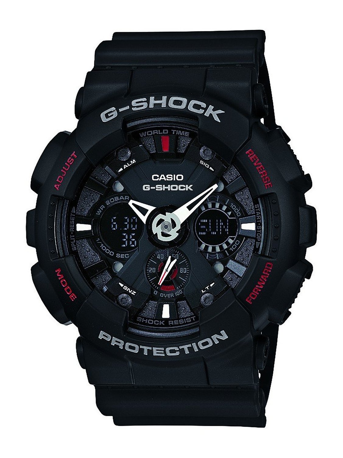 Casio GA120-1ADR (G346) G Shock Analog Digital Watch Image