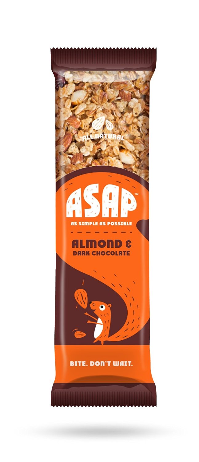 ASAP Almond and Dark Chocolate Granola Bar Image