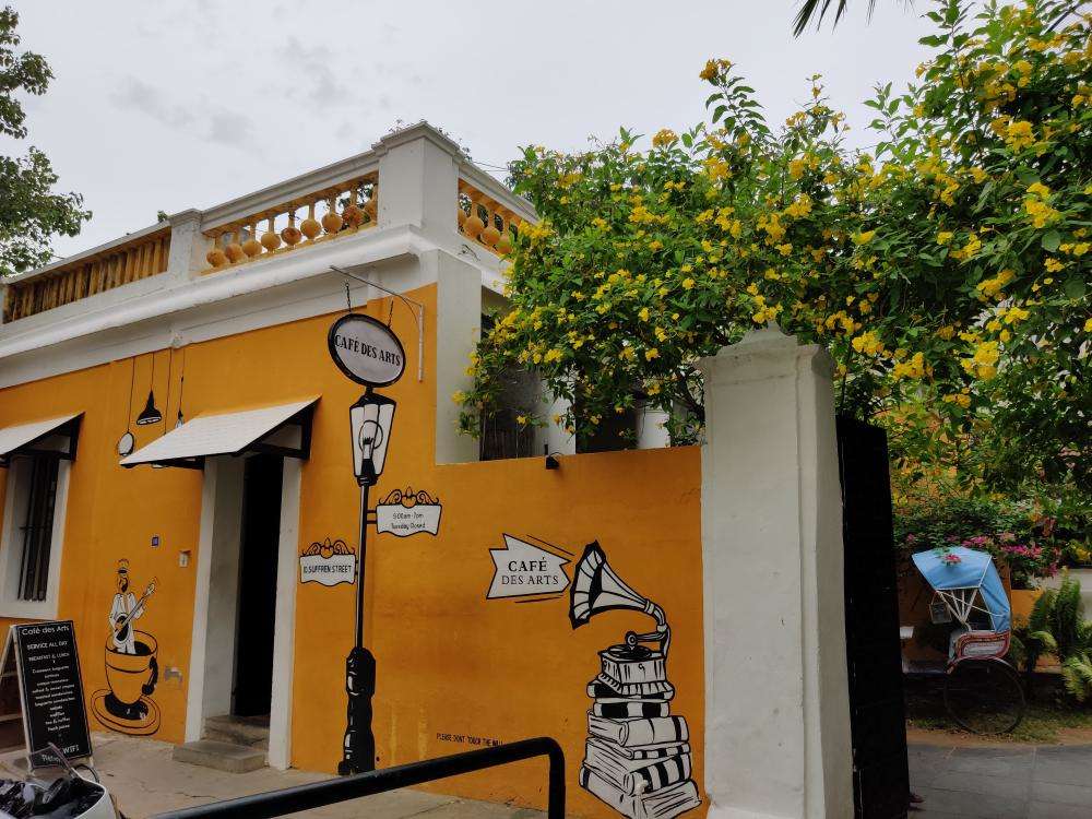 Cafe des Arts - White Town - Puducherry Image