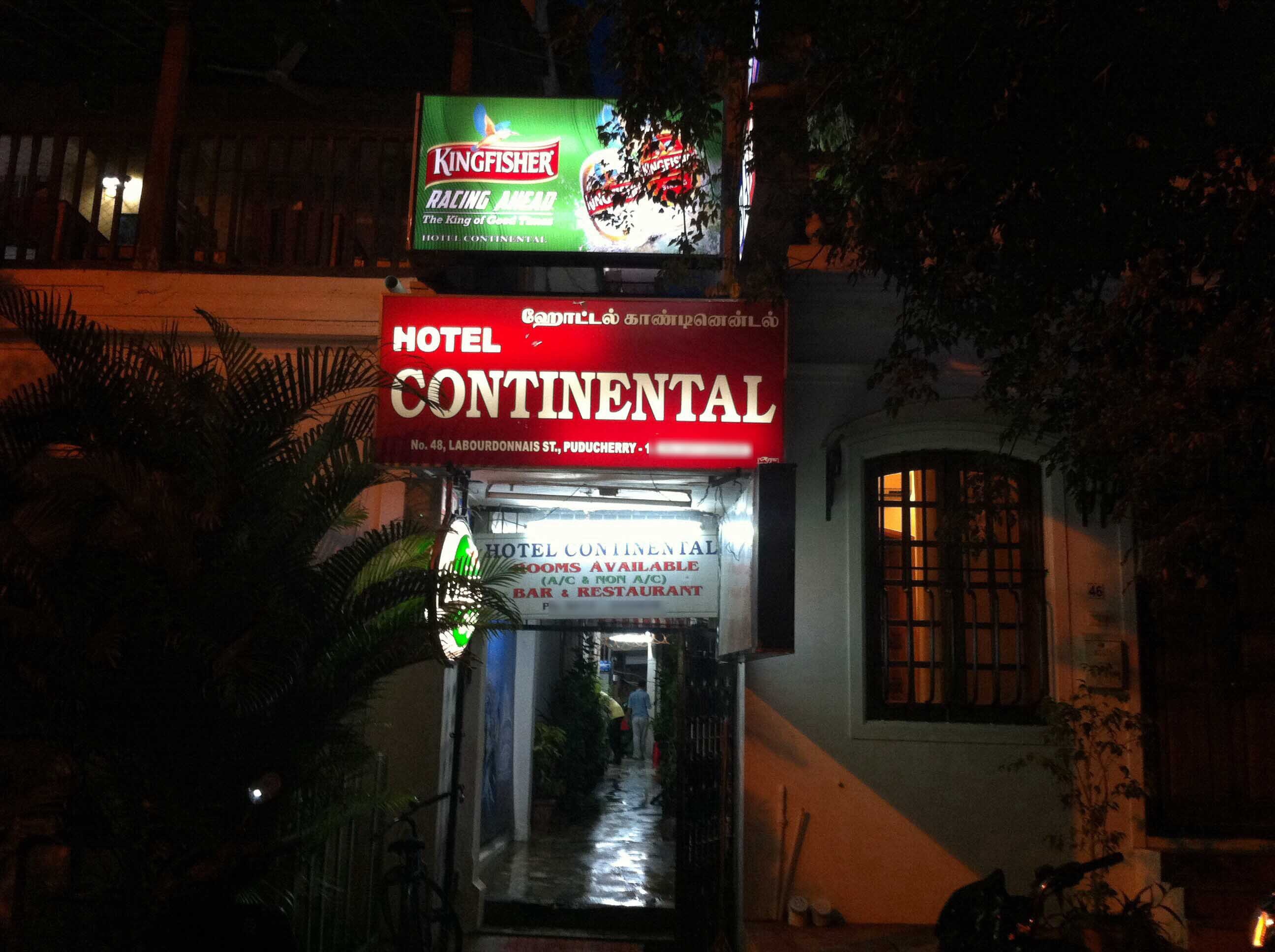 Hotel Continental Bar & Restaurant - White Town - Puducherry Image