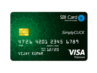 SBI Simply Click Credit Card Image