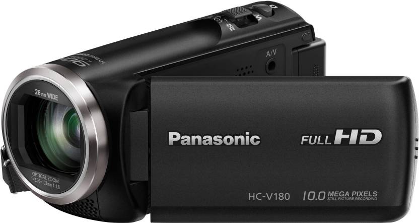 Panasonic Video Camera HC-V180 Full HD 28mm WIDE LENS Camcorder Camera Image