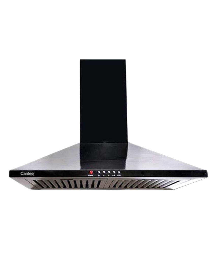 Cantee K 60 9(BLACK) 850 m3/hr 60 cm Conical Hood Chimney Image