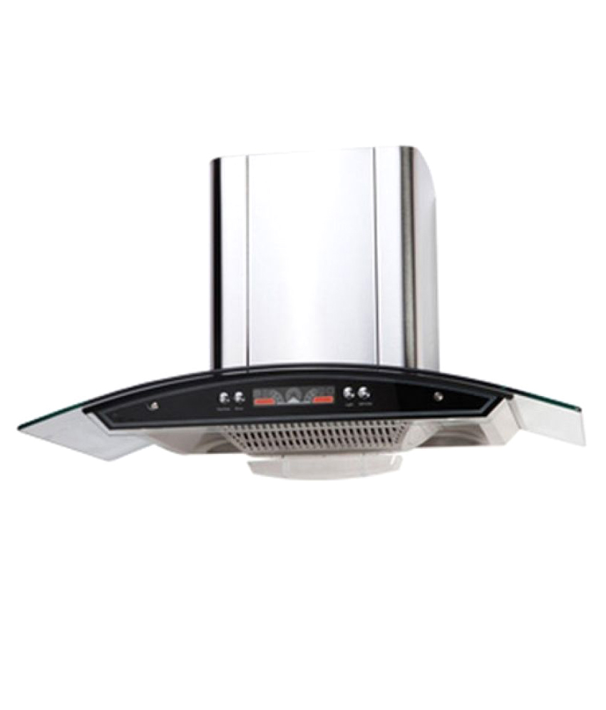 Elegant ELE-1008_90+ ELE-1019 AI 1100 m3/hr 90 cm Pyramid Shaped Hood Chimney Image