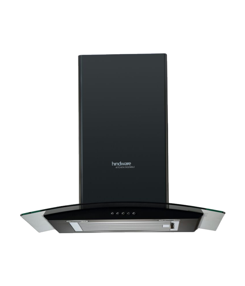 Hindware Sabina 600Blk 1100 m3/hr 50 cm Stainless Steel Hood Chimney Image