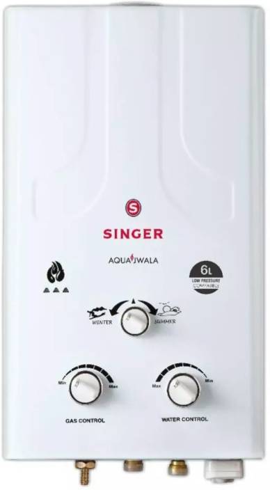 Singer Aqua Jwala 6 L Gas Water Geyser Image