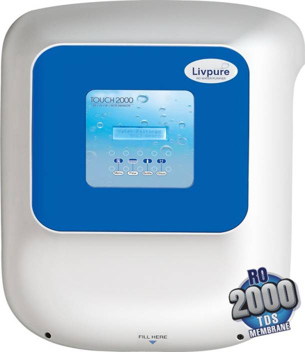 Livpure Touch 2000 8.5 L RO + UV Water Purifier Image