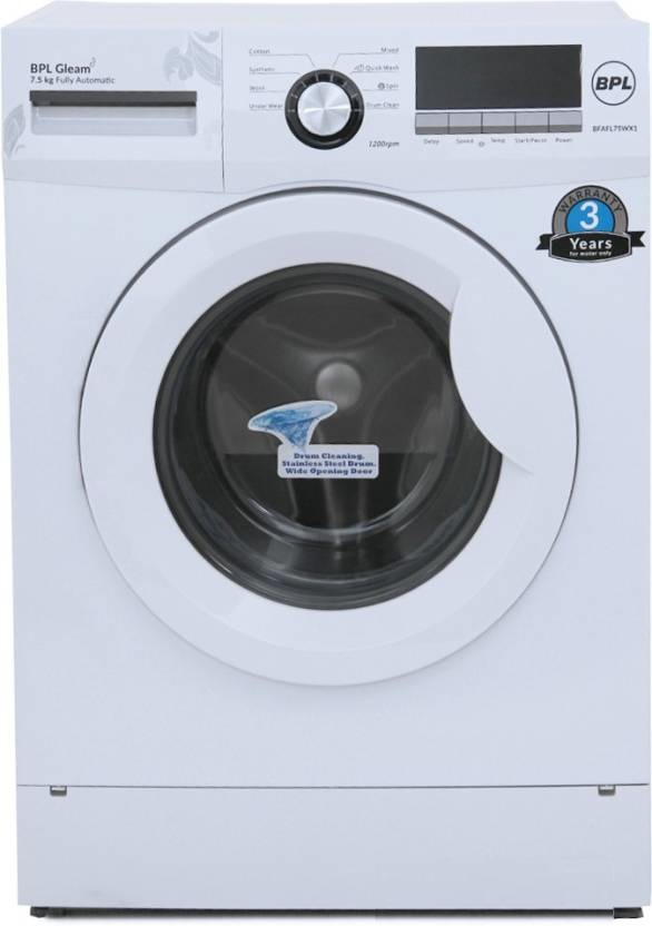 BPL 7.5 kg Fully Automatic Front Load Washing Machine (BFAFL75WX1) Image