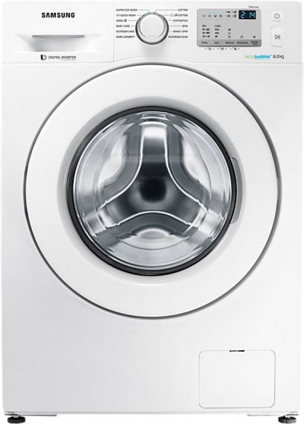 Samsung 8 kg Fully Automatic Front Load Washing Machine (WW80J4213KW/TL) Image
