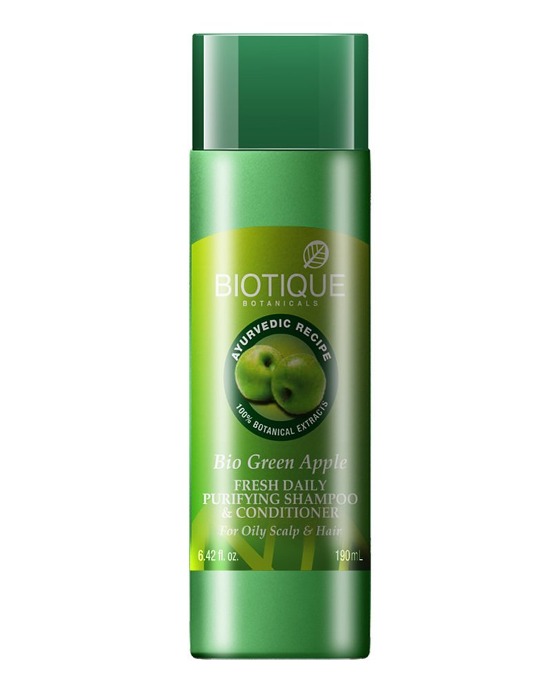 Biotique Bio Green Apple Fresh Daily Purifying Shampoo & Conditioner Image