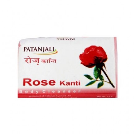 Patanjali Rose Kanti Body Cleanser Soap Image