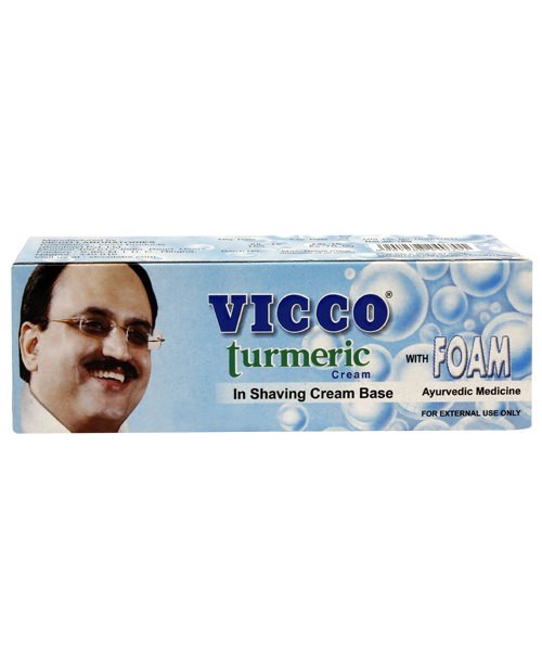 Vicco Turmeric In Shaving Cream Base With Foam Image