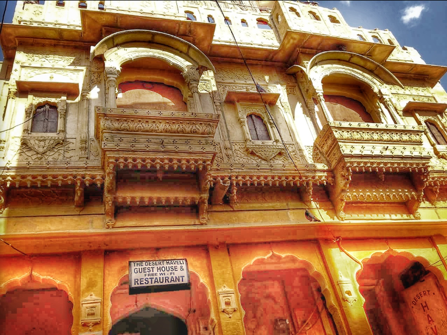 Roof Top Restaurant (Desert Haveli Guest House) - Jaisalmer Fort - Jaisalmer Image