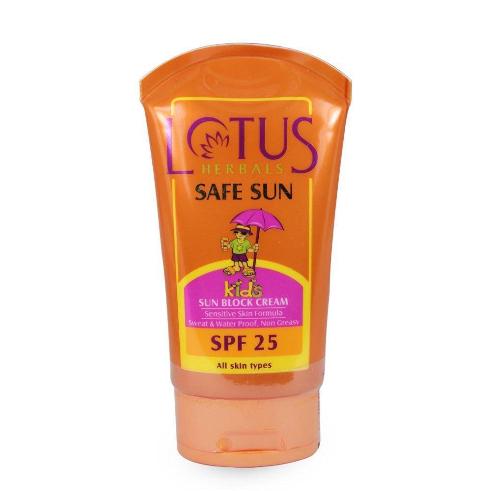 Lotus Herbals Safe Sun Kids Sun Block Cream SPF 25 Image