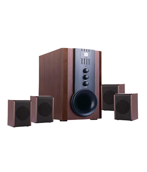 iBall Tarang 4.1 Full Wood Multimedia Speaker System Image