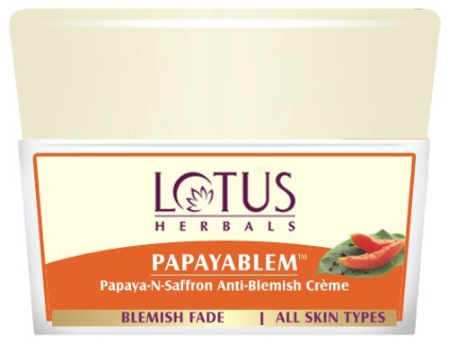 Lotus Herbals Papayablem Papaya-n-Saffron Anti-Blemish Cream Image