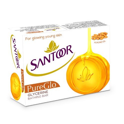 Santoor PureGlo Glycerine Soap Image