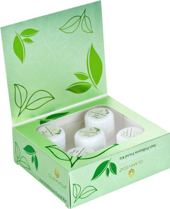 Glamveda Green Tea Power Whitening Facial Kit Image