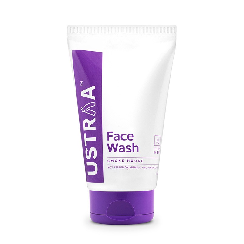 Ustraa Smoke House with Activated Charcoal Face wash Image