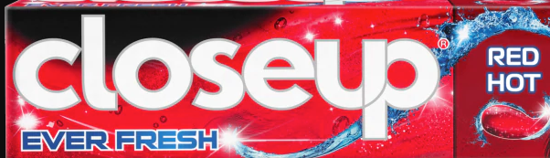 Closeup Ever Fresh Red Hot Toothpaste Image