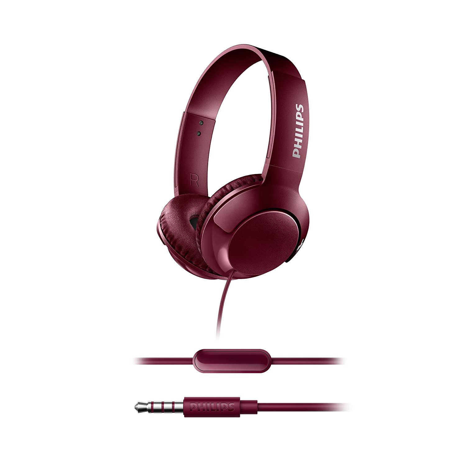 Philips Bass+ SHL3075 Closed-Back Headphones with Mic Image