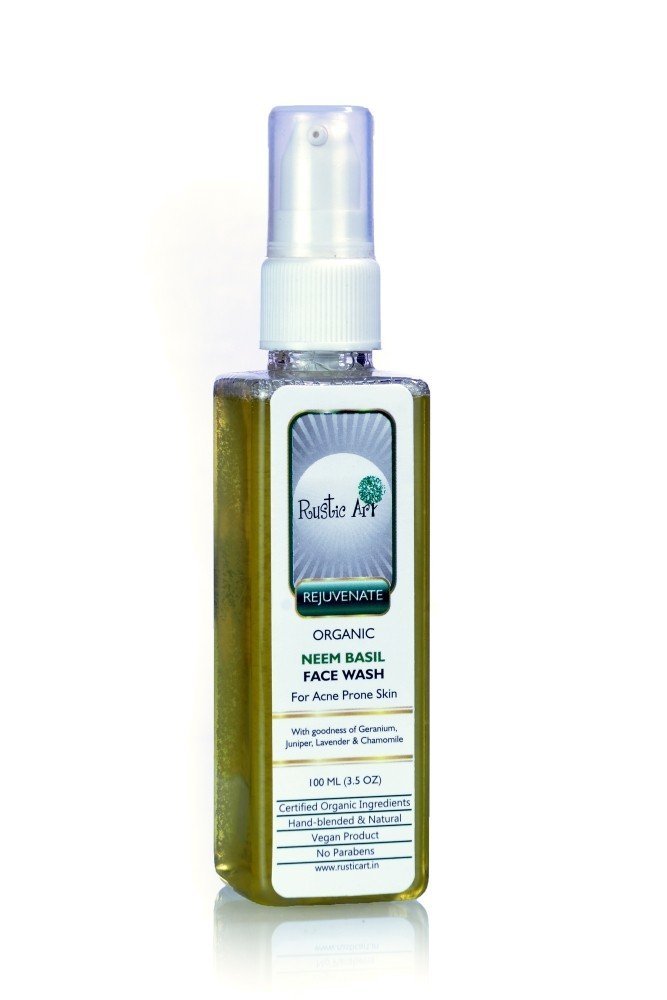 Rustic Art Organic Neem Basil Face Wash Image