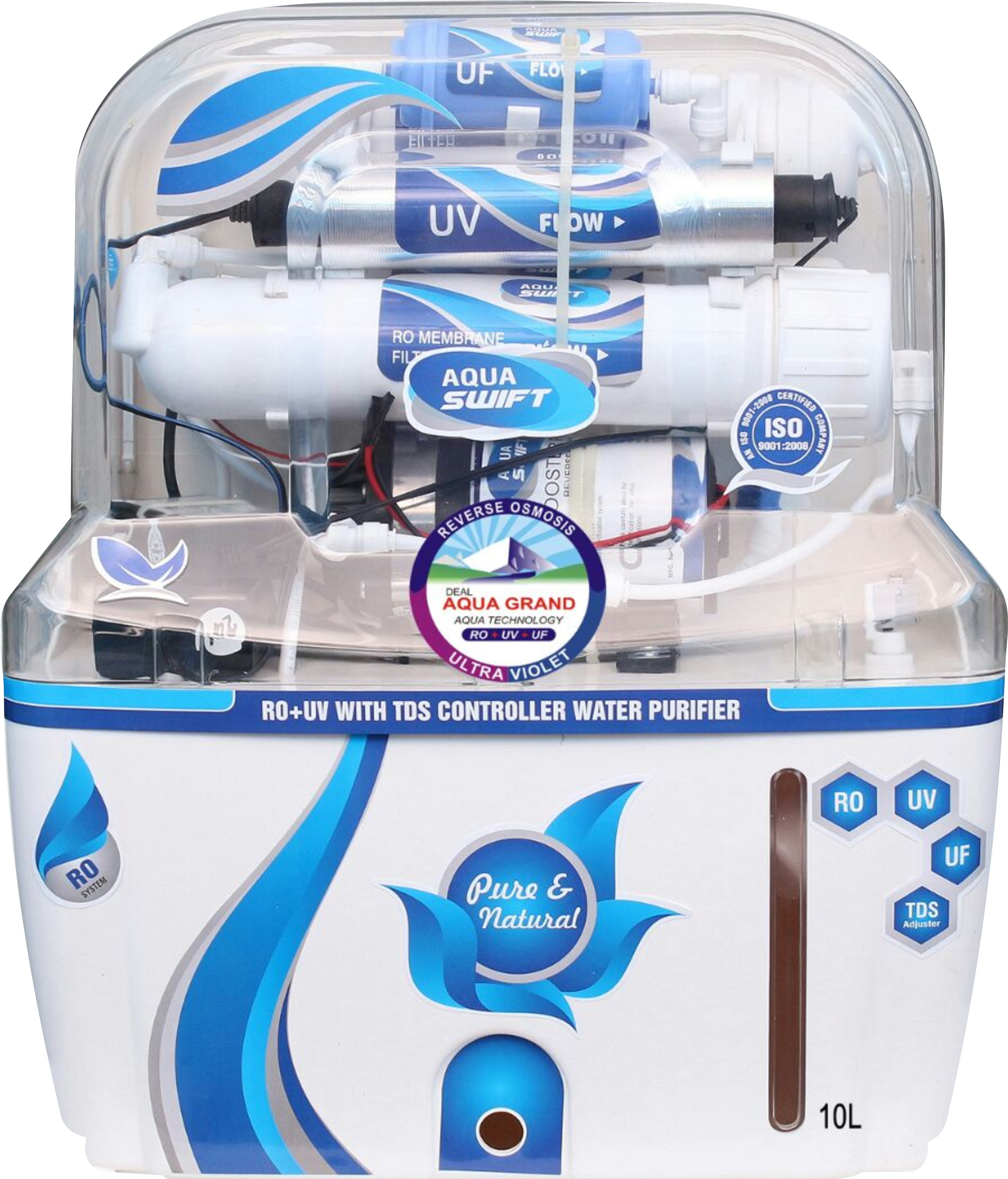 Aquagrand Blue Swift 12 L RO + UV + UF + TDS Water Purifier Image