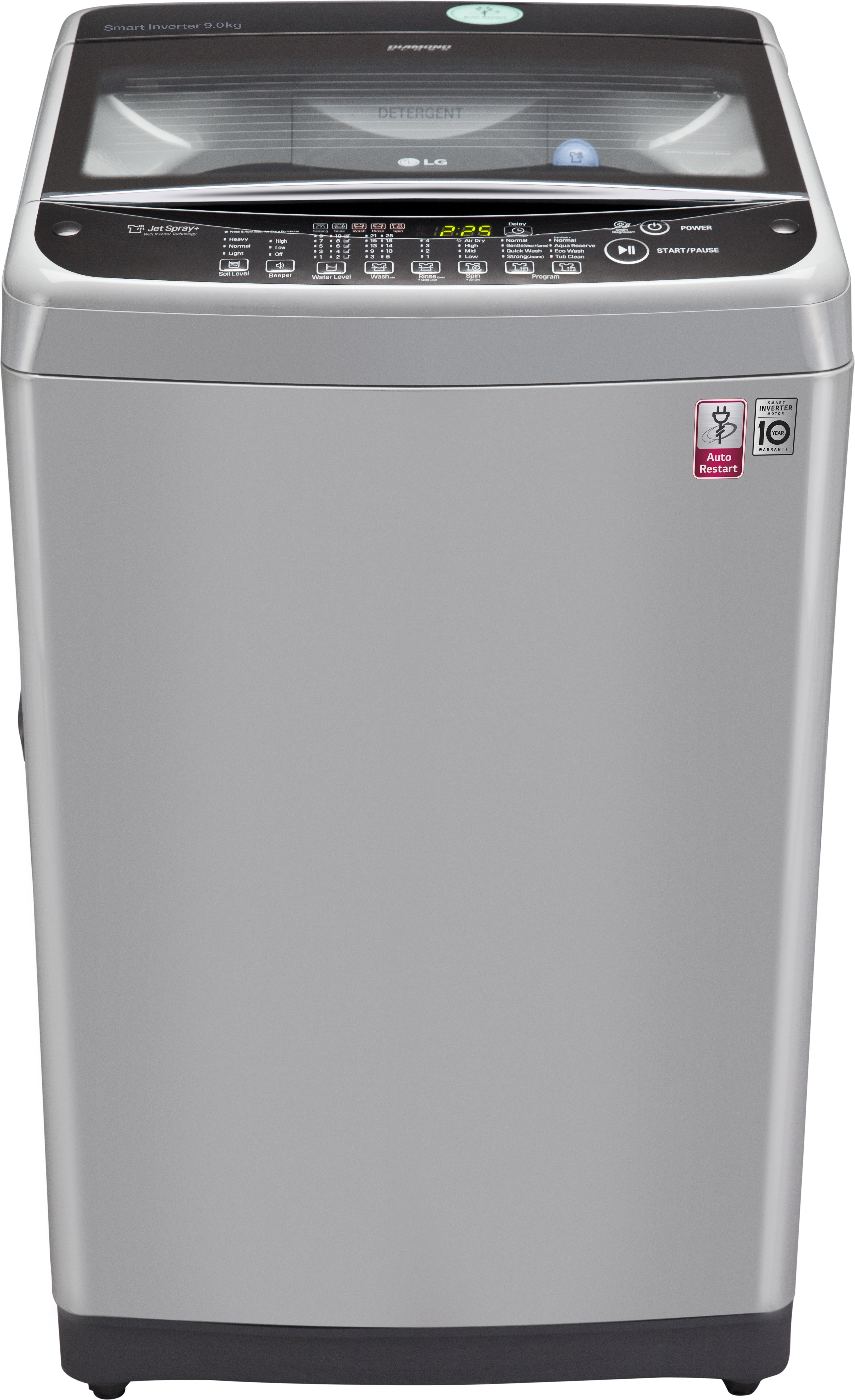 LG 9 kg Fully Automatic Top Load Washing Machine T1077NEDL1 Image