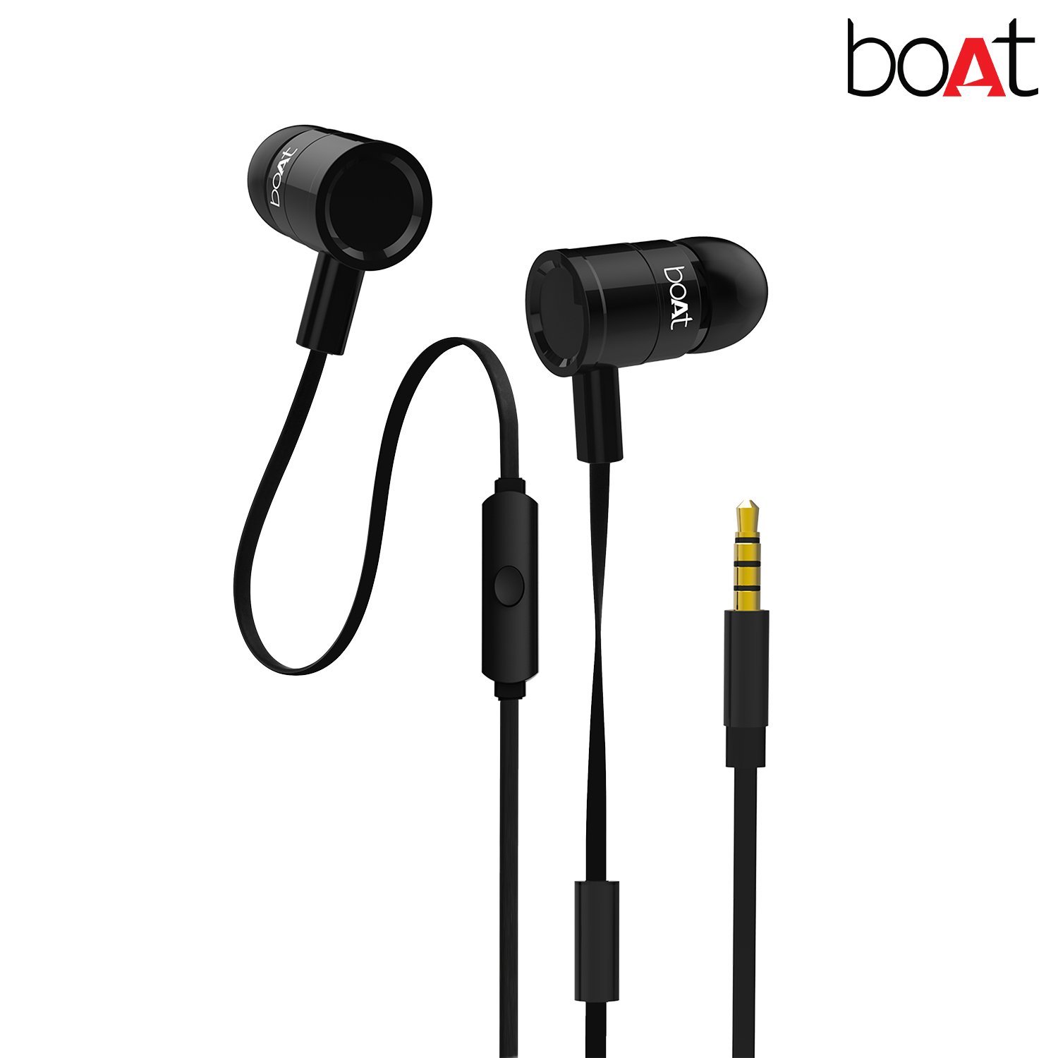 Boat BassHeads 230 in-Ear Extra Bass Earphones with Mic Image