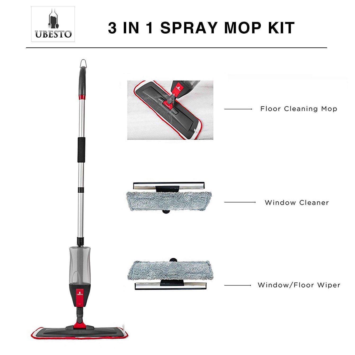 Ubesto Floor Spray Mop Kit Image