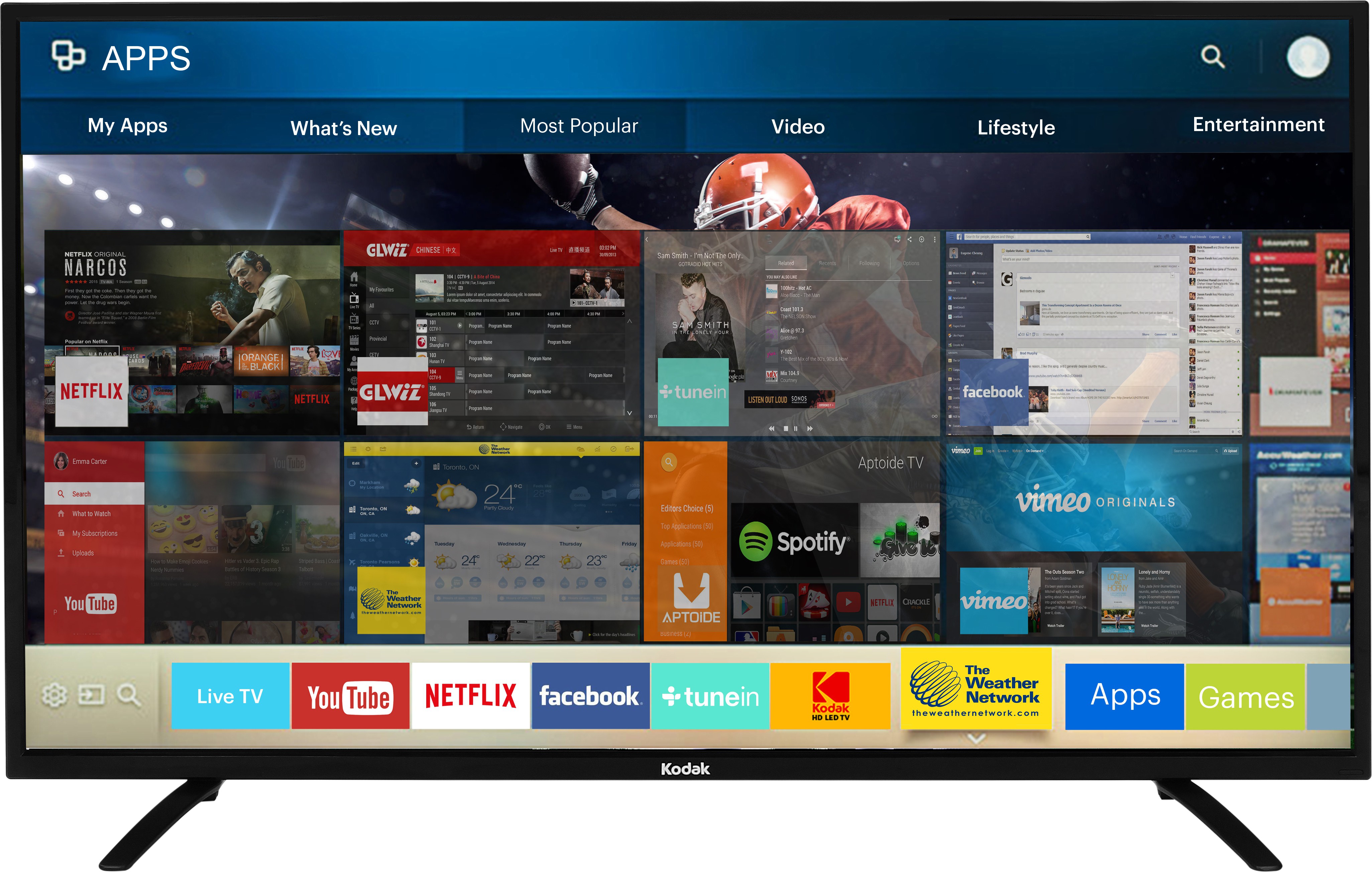 Kodak 122cm (48 inch) Full HD LED Smart TV Image